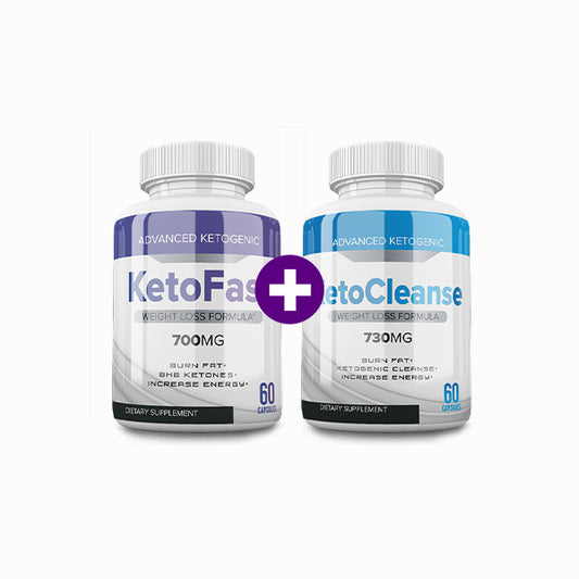 2 Combo Pack - 1 KetoFast + 1 Cleanse